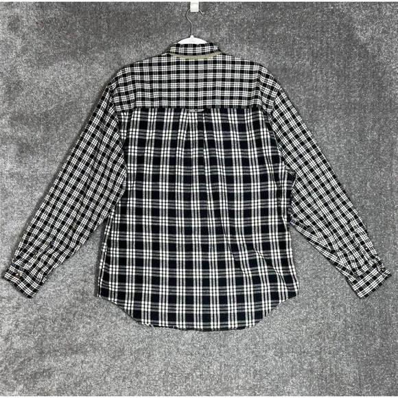 Eddie Bauer Bainbridge Flannel Long Sleeve‎ Button Down Shirt Mens Size Large - Picture 2 of 8